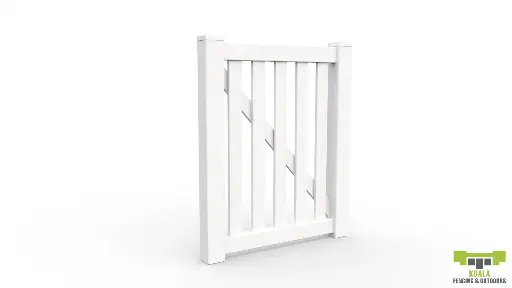 PVC Swing Gate - C01 (Closed Top Picket)