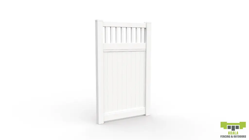 PVC Swing Gate - G01 (Partial Privacy)