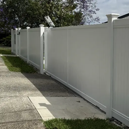 PVC Sliding Gates - F01 (Full Privacy)