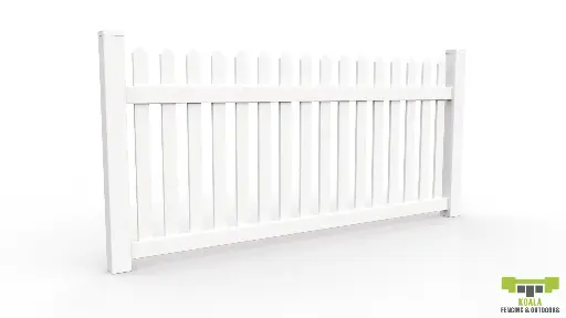 [KF-P-E01-12] PVC Panel Kit - E01 (Open Top Picket) (1.2x2.4m)