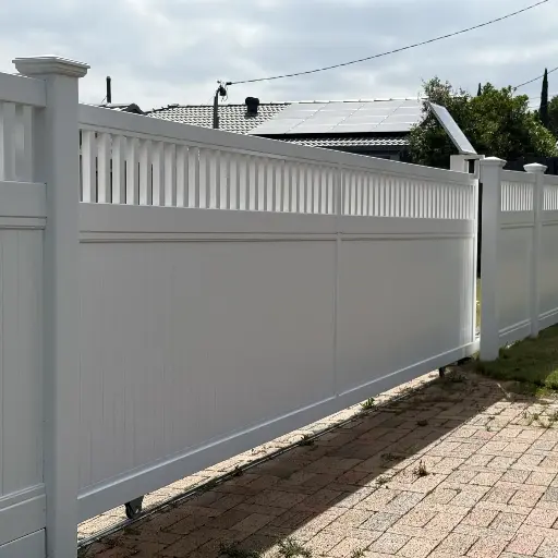 PVC Sliding Gates - G01 (Partial Privacy)