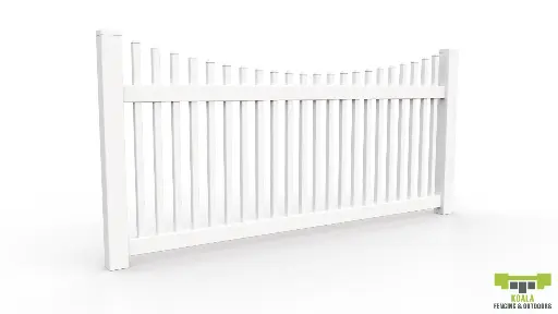 [KF-P-E04-12] PVC Panel Kit - E04 (Open Top Picket) (1.2x2.4m)